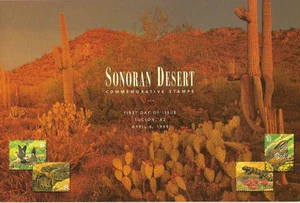 #3293 FD Program 33c Sonoran Desert Stamps w/Gila Woodpecker - Picture 1 of 1