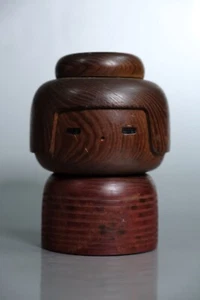 Japanese Wooden Creative Kokeshi Doll by Yamanaka Sanpei (16 cm / 6.3 in) - Picture 1 of 10