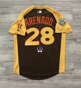 Nolan Arenado Signed Autographed 2016 All-Star ROCKIES Jersey Beckett QR COA 1 - Picture 1 of 9