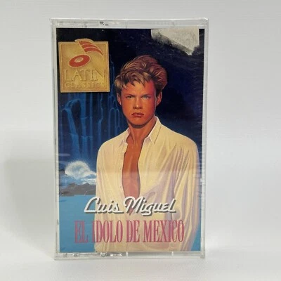 Luis Miguel Cassette El Idolo de Mexico 1992 Capitol Hype Sticker 25 Tracks New - Image 1 of 4