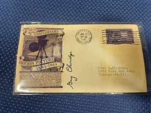 Gay Claridge Signed Postal Cover - Chicago Bandleader & Musician - Picture 1 of 3