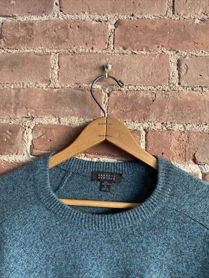 Barney’s New York Men’s Sweater, Sz XL 100% Cashmere, Teal Blue Scotland - Image 1 of 4