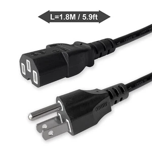 Insignia Plasma LCD LED TV Monitor Printer AC Replacement Power Cord Cable - Picture 1 of 5