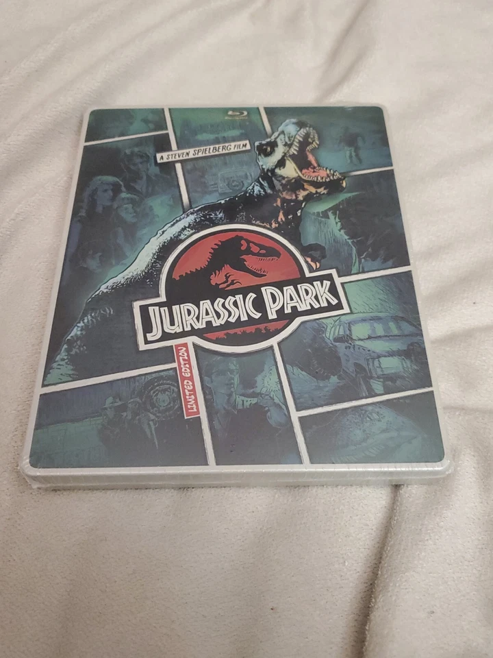 Jurassic Park [ Limited Edition STEELBOOK ] (Blu-ray + DVD) NEW - Image 1 of 4