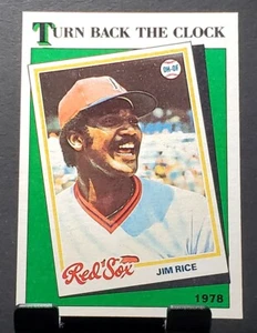1988 Topps #662 Jim Rice RED SOX HOF 1978 TURN BACK THE CLOCK insert⚾️NM/MT - Picture 1 of 2