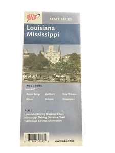 AAA Louisiana Mississippi State Series Travel Road, 2004 Edition. - Picture 1 of 2