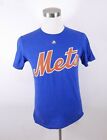 MLB New York Mets Harvey Mens Ring Spun Triple Peak SS Blue T Shirt Majestic M