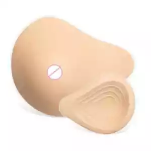 Silicone Breast Form Mastectomy Chest Light Weight Breathable Armpit Resection - Picture 1 of 26