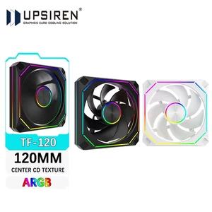 TF-120 Computer Case Fan 12cm ARGB 4Pin PWM Quiet Cooling Fan 12V Large Air Volu - Bild 1 von 20