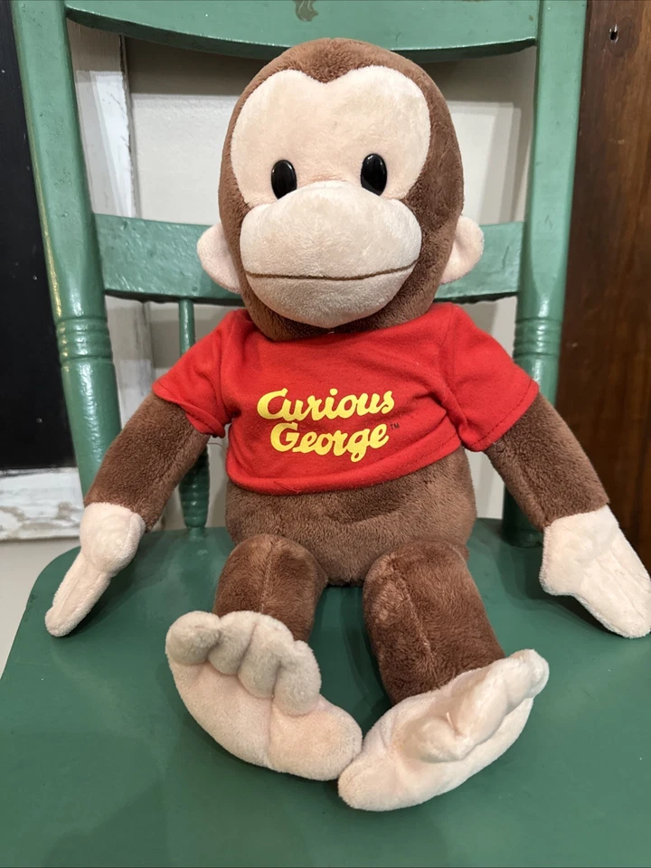 Applause Curious George Plush Monkey Stuffed Animal Toy Vtg  Gift Baby Toddler - Image 1 of 4