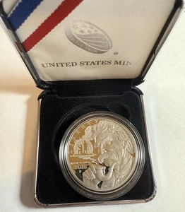 2016-P $1 Proof Mark Twain Commemorative Silver Dollar Coin W/Mint Box & COA - Picture 1 of 5