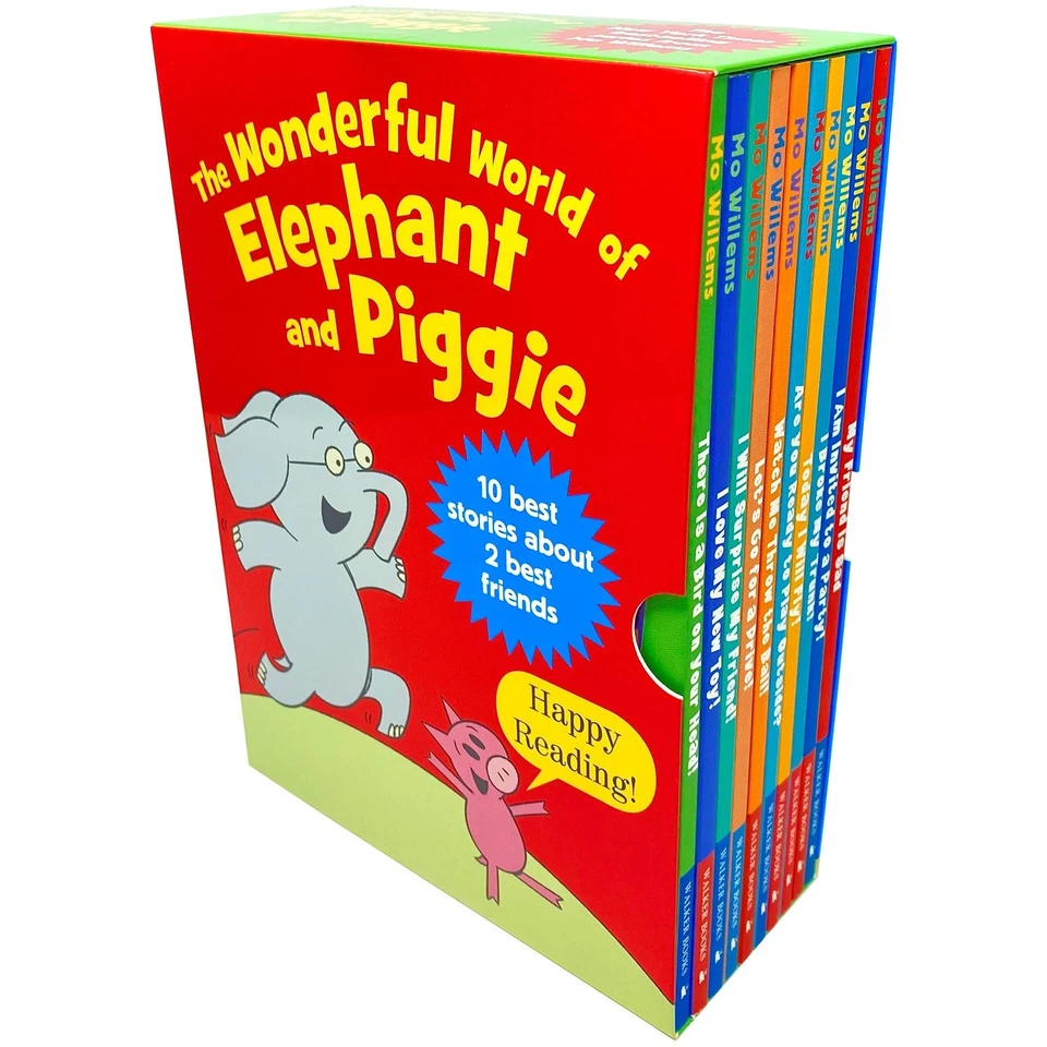 Walker Books, The Wonderful World of Elephant & Piggie Series 10 Books Colle... Foto 1 de 1