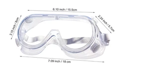 2 pack Safety Goggles, Adjustable,Lightweight Anti-Fog White - Picture 1 of 5