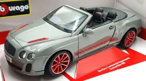 Burago 1/18 Scale Diecast 18-11035 - Bentley Continental Supersports Grey - Picture 1 of 5