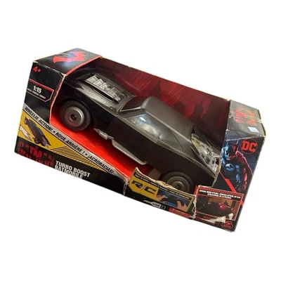 New DC THE BATMAN 1:15 Turbo Boost BATMOBILE RC Car Wheelie Action SPIN MASTER - Image 1 of 4