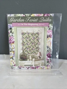 Seltene Garden Twist Quilts 2007 Muster am Anfang Stoffe AH - Bild 1 von 3