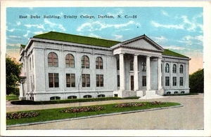 Postcard East Duke Building Trinity College Durham North Carolina NC Posted 1965 - Picture 1 of 2