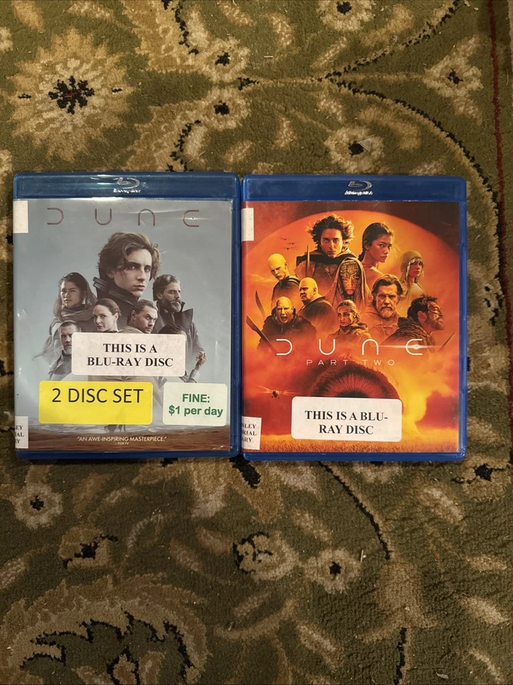 Dune Part 1 and 2 (Blu-Ray) ~ Ex-Library - Image 1 of 1