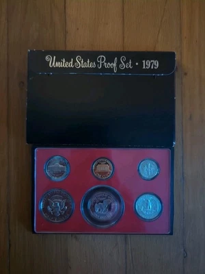 1979 US United States Mint Coin Proof Set w/ Case - Image 1 of 2