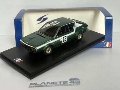 SPARK RENAULT 17 #18 RONDE CEVENOLE 1972 1:43 - Photo 1/3