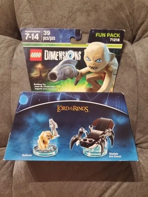Lego Dimensions 71218 El Señor de los Anillos Gollum Shelob 2015 Nuevo Foto 1 de 4