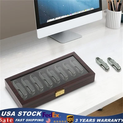 Vitrina de cuchillos, caja de almacenamiento de cuchillos, vitrina de cuchillos organizador rectangular Foto 1 de 4