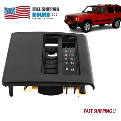 For Jeep 1997-2001 Cherokee XJ Floor Shift Indicator Bezel Shifter Cover Console Foto 1 de 4