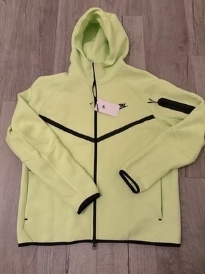 NUEVO CON ETIQUETAS PARA HOMBRES NIKE TECH CREMALLERA COMPLETA POLAR WINDRUNNER Light Lemon Twist HV0949-736 Talla L Foto 1 de 4