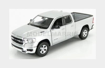 WELLY WE24104S DODGE - RAM 1500 DOUBLE CABINE PICK-UP 2019 - SILVER - 1/24 - Immagine 1 di 2