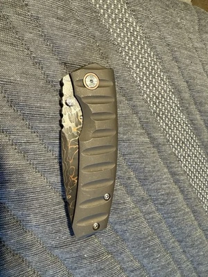 "Chupacabra de titanio completo de 4"" de Old Dominion Knifeworks" Foto 1 de 4