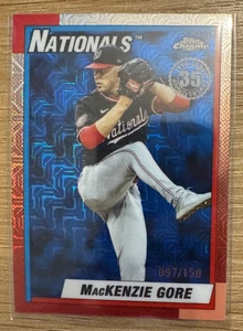 2025 Topps Update Series - Mackenzie Gore 35th Anniversary Mojo Blue #'d /150 - Picture 1 of 1