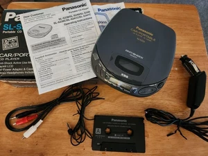 Panasonic SL-S239C Portable CD Player Car Attachments Included Box NO AC Adaptor - Picture 1 of 9