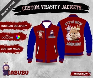 Custom Baseball Varsity Jacket Men’s Womens Letterman Jacket Stylish and Durable - Picture 1 of 5