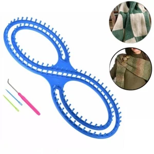 8 Shaped Loom Knitting Board Kit for DIY Yarn Shawl Sweater Projects Knitter - Picture 1 of 8