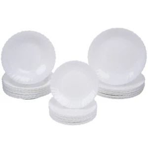 Tafelservice 12 Personen Geschirr Set Essservice Speiseservice Hartglas 36 Tlg. - Bild 1 von 6