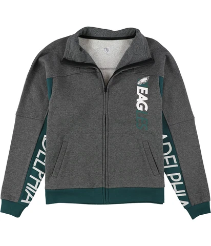 Hands High Womens Philadelphia Eagles Sweatshirt, Grey, Medium Cover