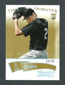 2014 CLASSICS EDDIE BUTLER TIMELESS TRIBUTES PARALLEL 24/25 ROOKIE CARD - Picture 1 of 1