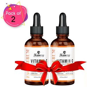 Vitamin C Pure 100% Strong Hyaluronic Acid Anti Aging / Wrinkle Face Serum
