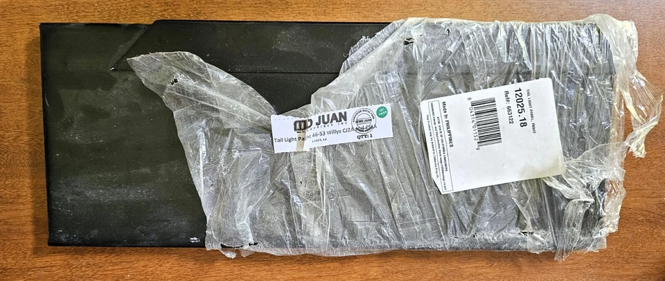 [Omix-Ada 12025.11] Tail Light Cowl Panel for 1946-53 Jeep Willy CJ2A & CJ3A — 第 1/1 张图片