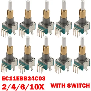 2/4/6/10PC Dual Axis Rotary Encoder With Switch 30 Positioning Number 15 Pulse - Picture 1 of 16
