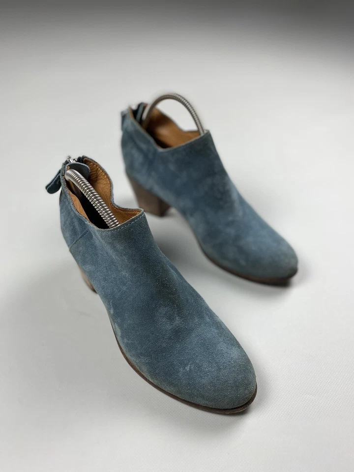 MOMA Damas Cuero Vanguardista Tacón Botas Zapatos Talla 38 1/2 Foto 1 de 4