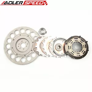 ADLERSPEED RACE CLUTCH TRIPLE DISC FIT FORD MUSTANG GT 4.6L SOHC 6-BOLT MEDIUM - Picture 1 of 4