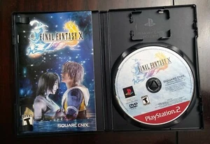 Final Fantasy X (PlayStation 2, 2001) PS2 Manual + Disk + Blank Case USED Works - Picture 1 of 2