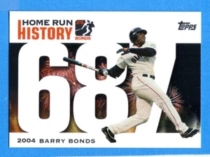 Topps Bonds HR History #687 2005 Barry Bonds Giants - Imagen 1 de 1