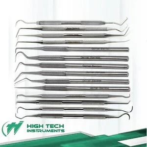 14pc STAINLESS STEEL Dental PICK SET, Tools Pick Scaler Teeth Cleaning Tooth - Picture 1 of 3