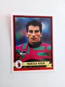 FIGURINA CALCIATORI PANINI 1992/93 FOGGIA MANCINI n 126 CON VELINA - Bild 1 von 2