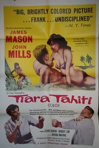 TIARA TAHITI Orig. Filmplakat 1962 JAMES MASON JOHN MILLS CLAUDE DAUPHIN - Bild 1 von 5