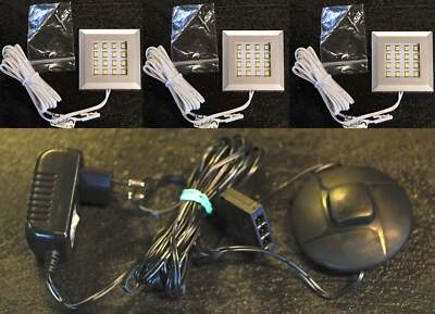 Intertrade Astra 1179 -3-er Set weiss LED Unterbaubeleuchtung Regalbeleuchtung - Bild 1 von 3