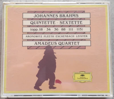 Brahms - Quintets / Sextet Amadeus Quartet W. Germany DG PDO 3CD No IFPI NM - Image 1 of 3