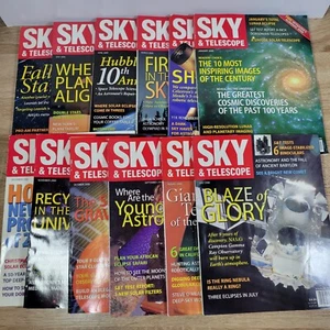 Sky And Telescope Magazine 35 Issues 1990-2000 Various Months - Picture 1 of 4